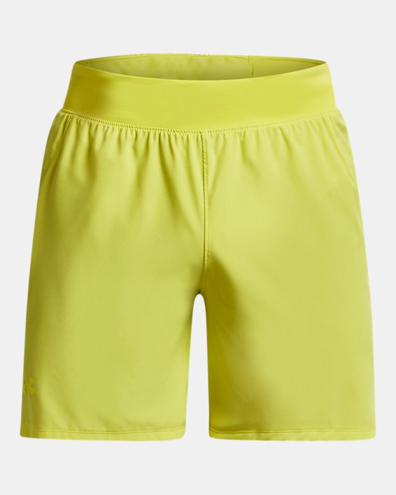 Shorts de 18 cm UA Launch Elite para hombre, Yellow, pdpMainDesktop image number 7